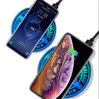 New Hot Selling Wireless Charging Pad 10W Mobile Phone Qi Fast Wireless Charger