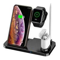 2020 The New Private Model 4 In 1 Wireless Charger For Apple Watch 1234 Generation Folding Fast Wireless Charger